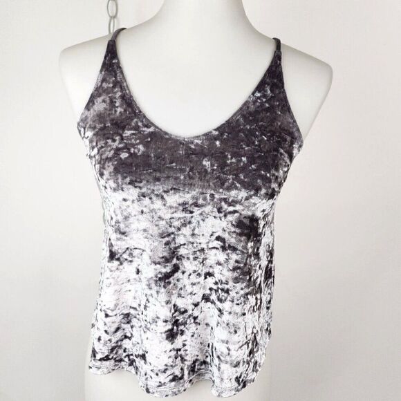 American Eagle Outfitters Crushed Velvet Stretch Camisole Cami Tank Top Size XXS - Picture 1 of 5
